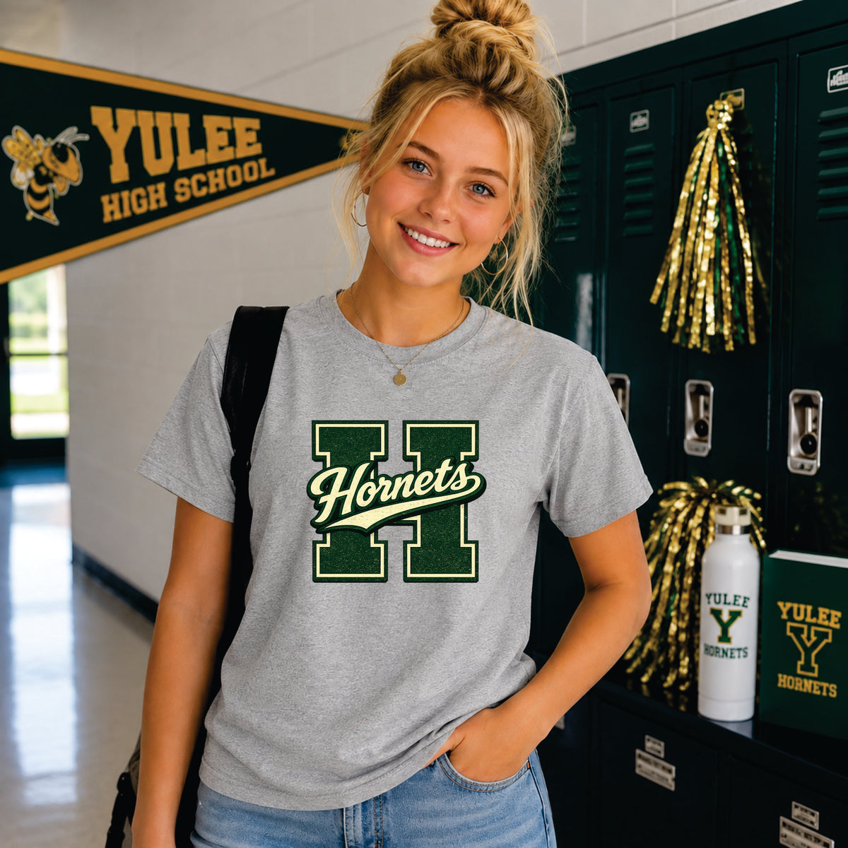 Varsity H Hornets Short Sleeve TShirt