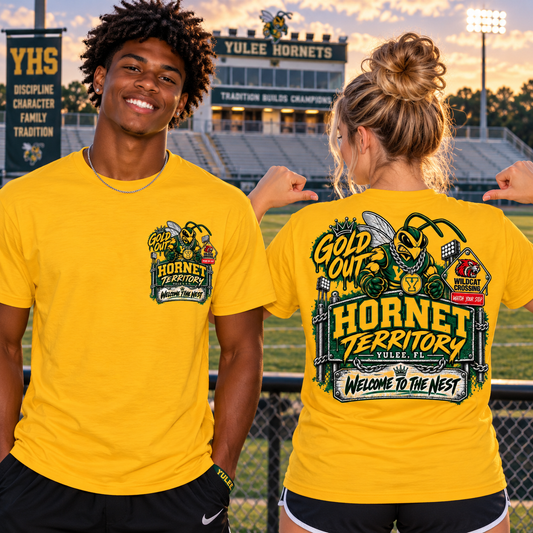 Gold Out Hornet Territory Short Sleeve TShirt