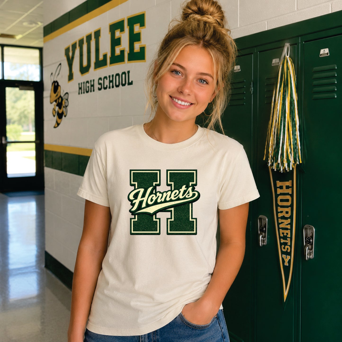 Varsity H Hornets Short Sleeve TShirt