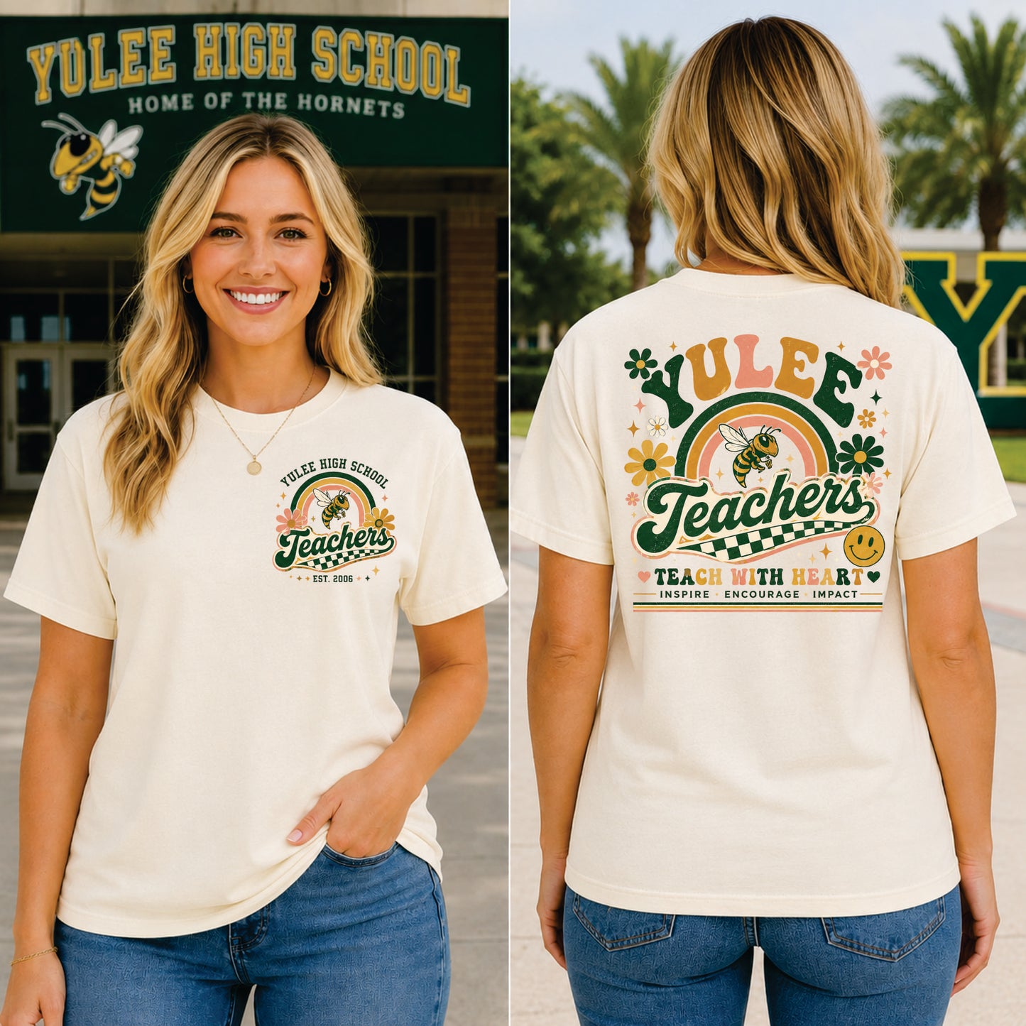 Yulee Teacher Short Sleeve TShirt