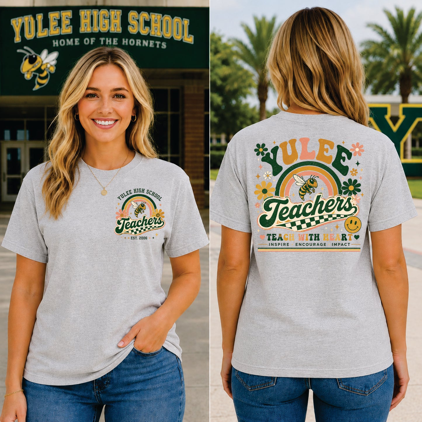 Yulee Teacher Short Sleeve TShirt